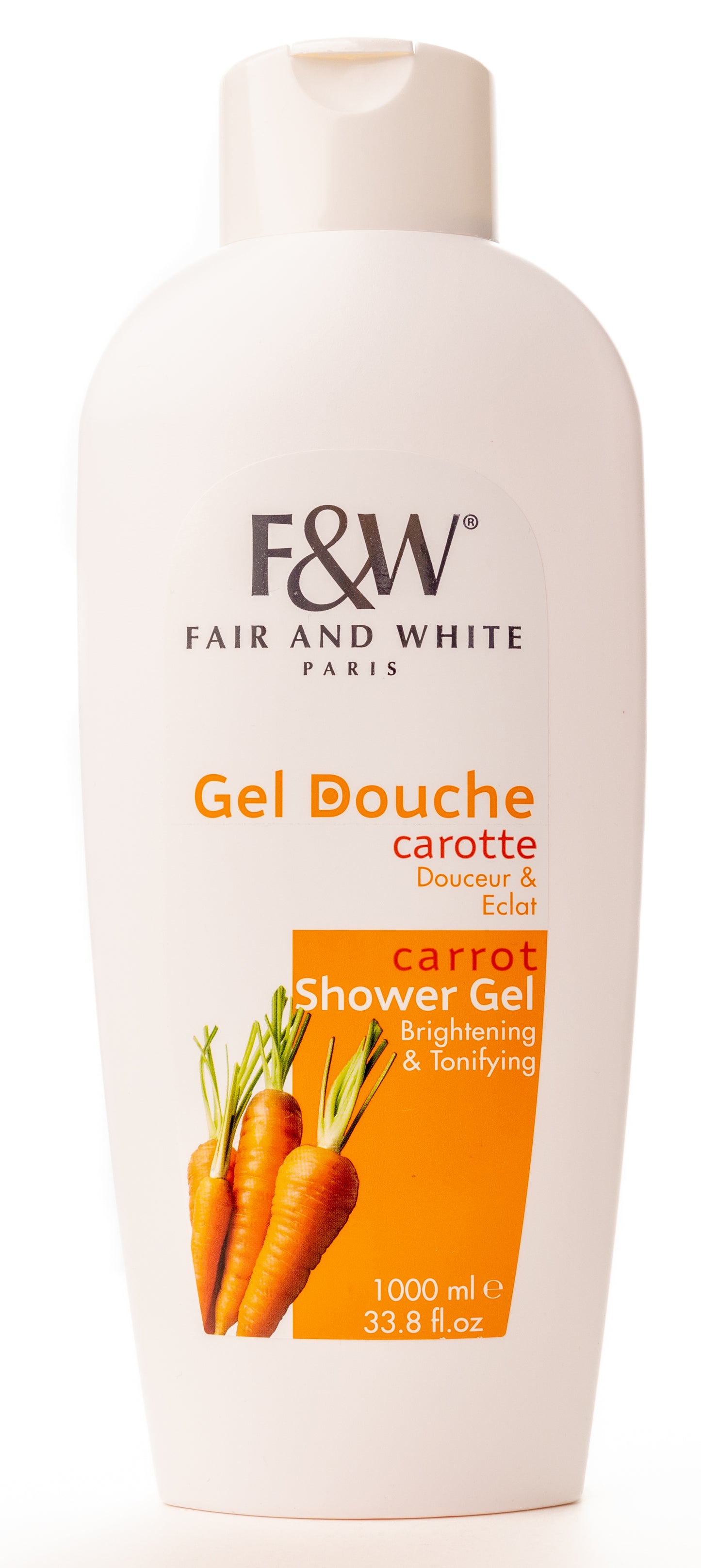 Fair And White Carrot Shower Gel 1000 Ml