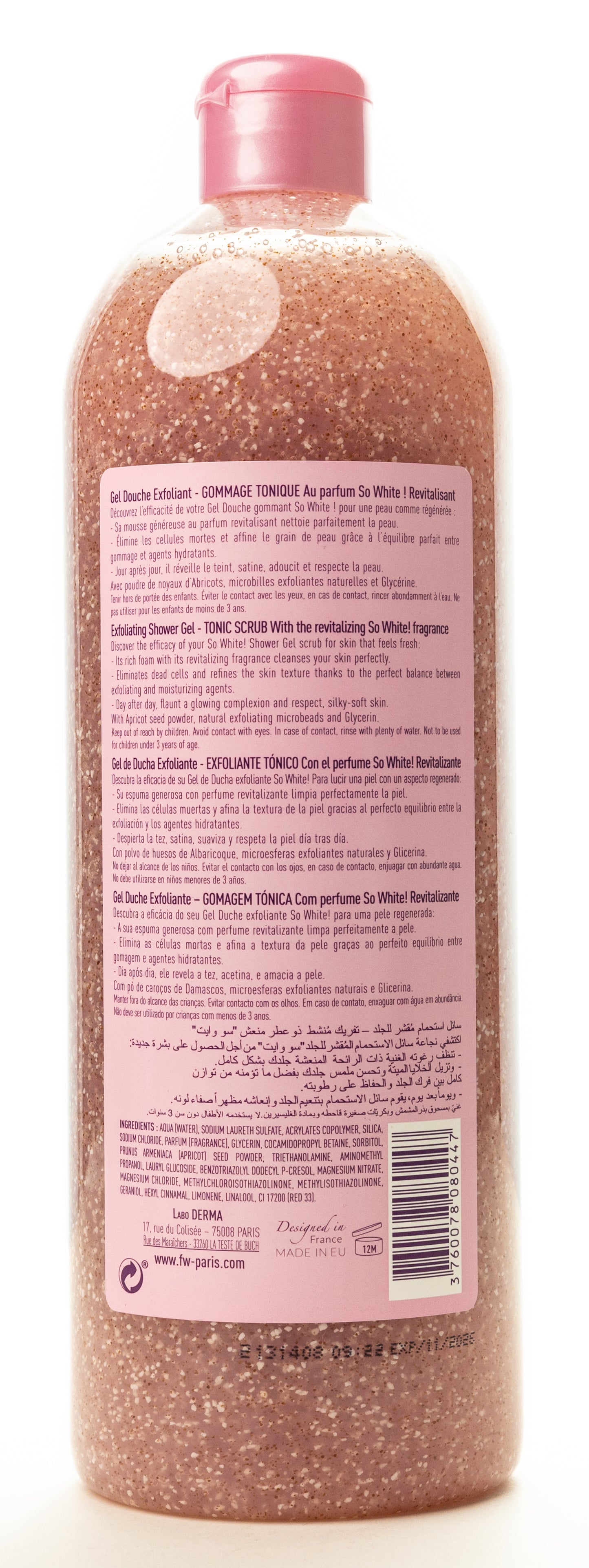 Fair And White So White! Tonic Scrub Shower Gel 1000 Ml