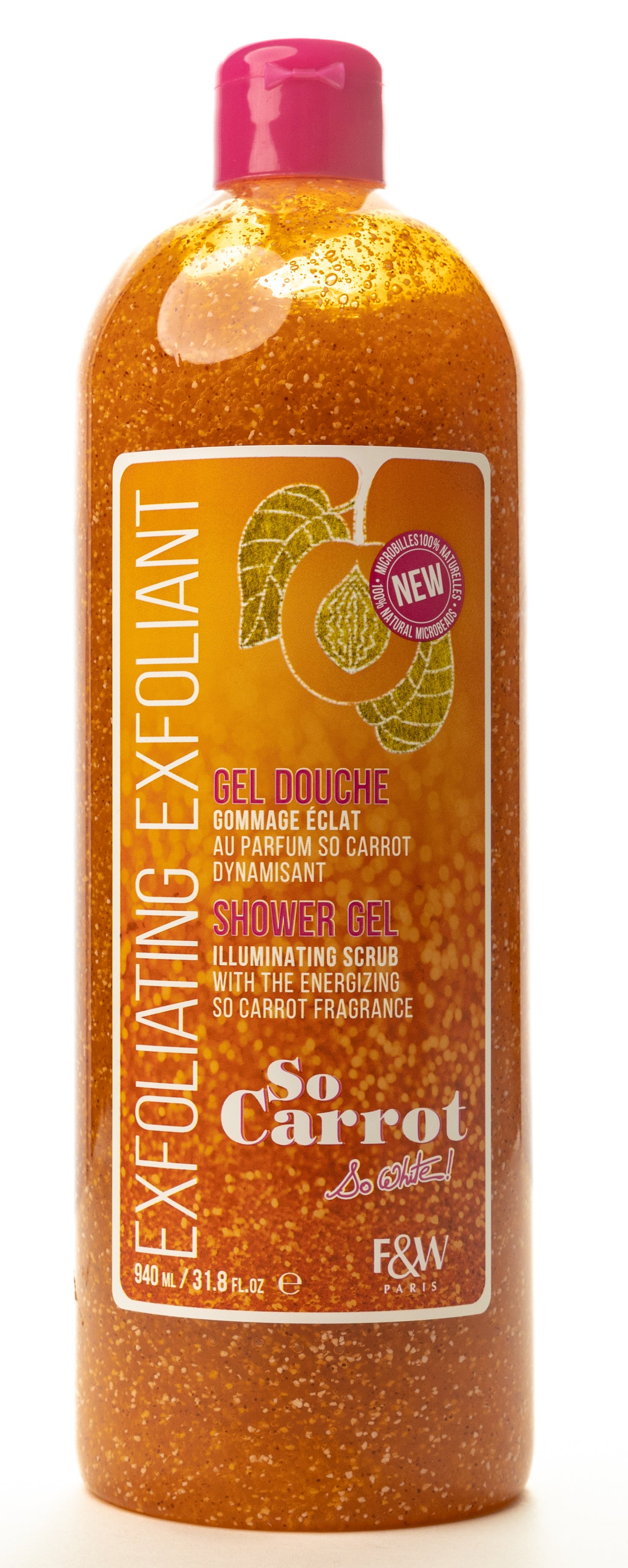 Fair And White So Carrot Exfoliating Illuminating Shower Gel 940 Ml