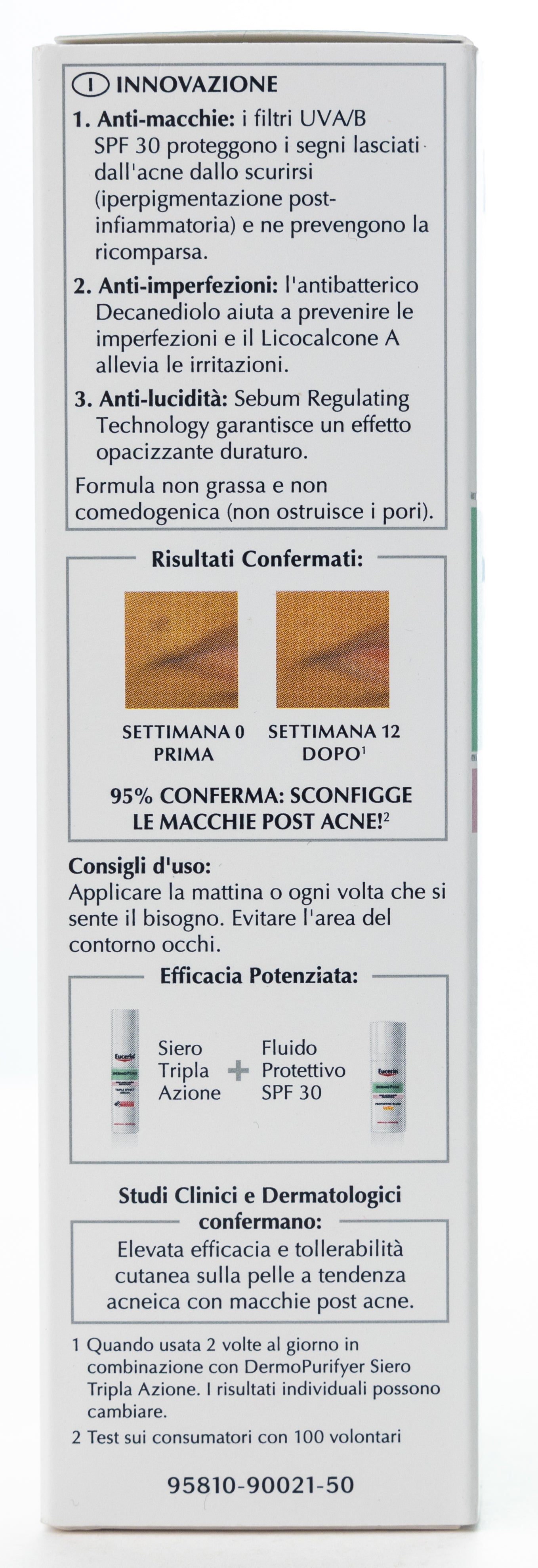 Eucerin DermoPurifyer Oil Control Post-Blemish Marks Protection SPF 30 Fluid 50 Ml