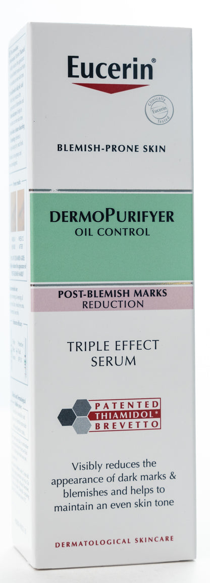 Eucerin DermoPurifyer Oil Control Post-Acne Marks Reduction Triple Effect 40 Ml