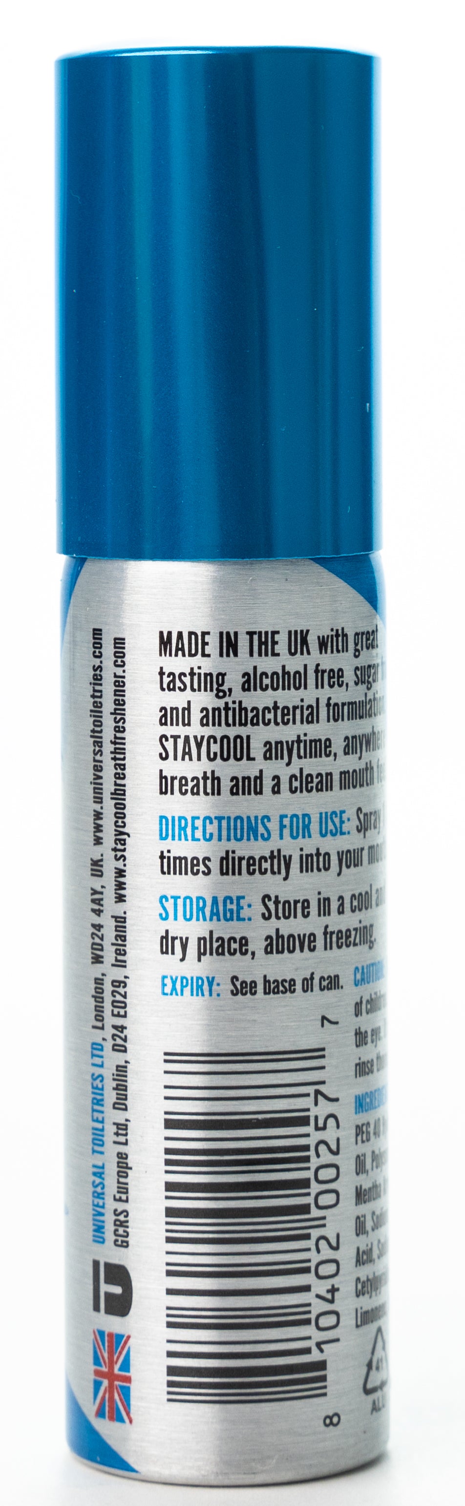 Staycool Breath Freshener Spray Cool Mint 20ml