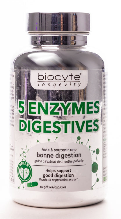 Biocyte 5 Enzymes Digestives 60 Capsule