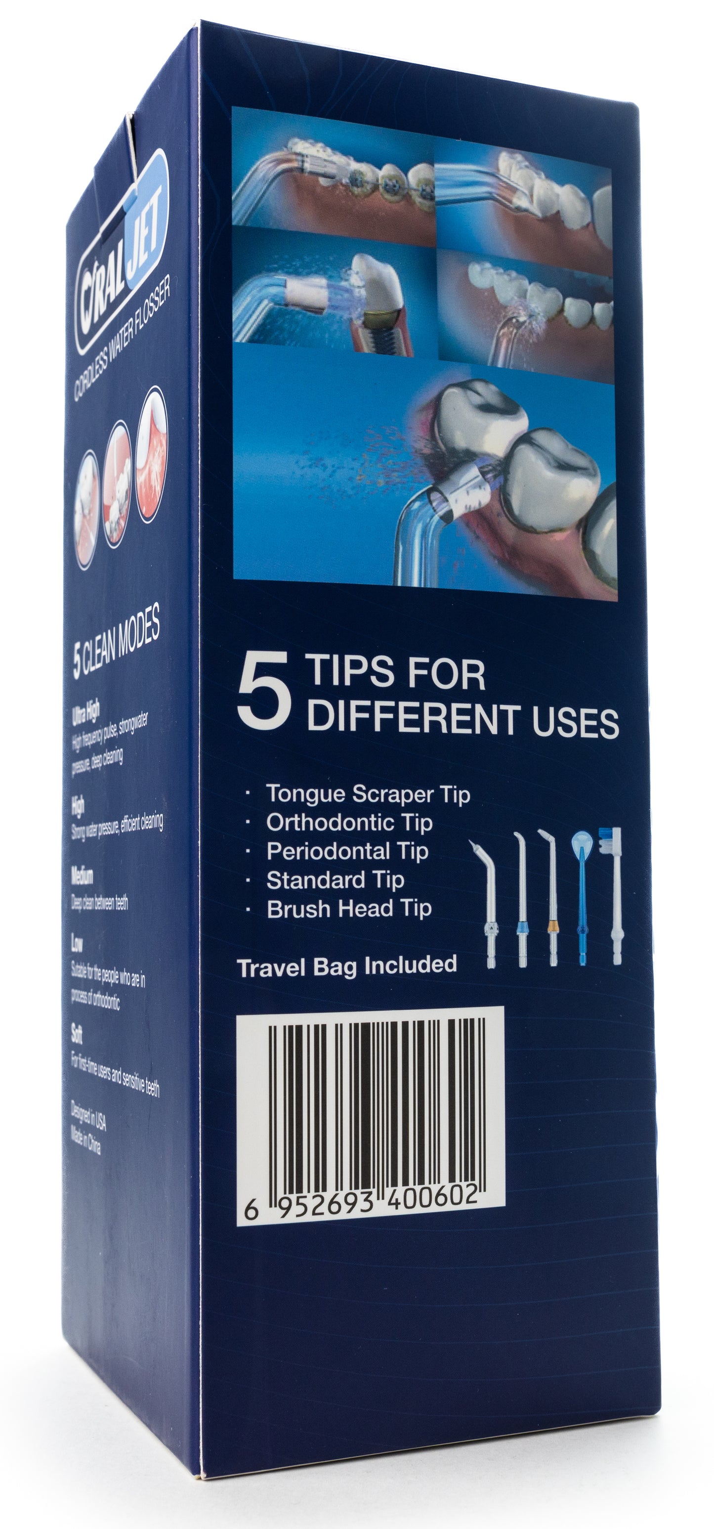 Oraljet Cordless Water Flosser-White