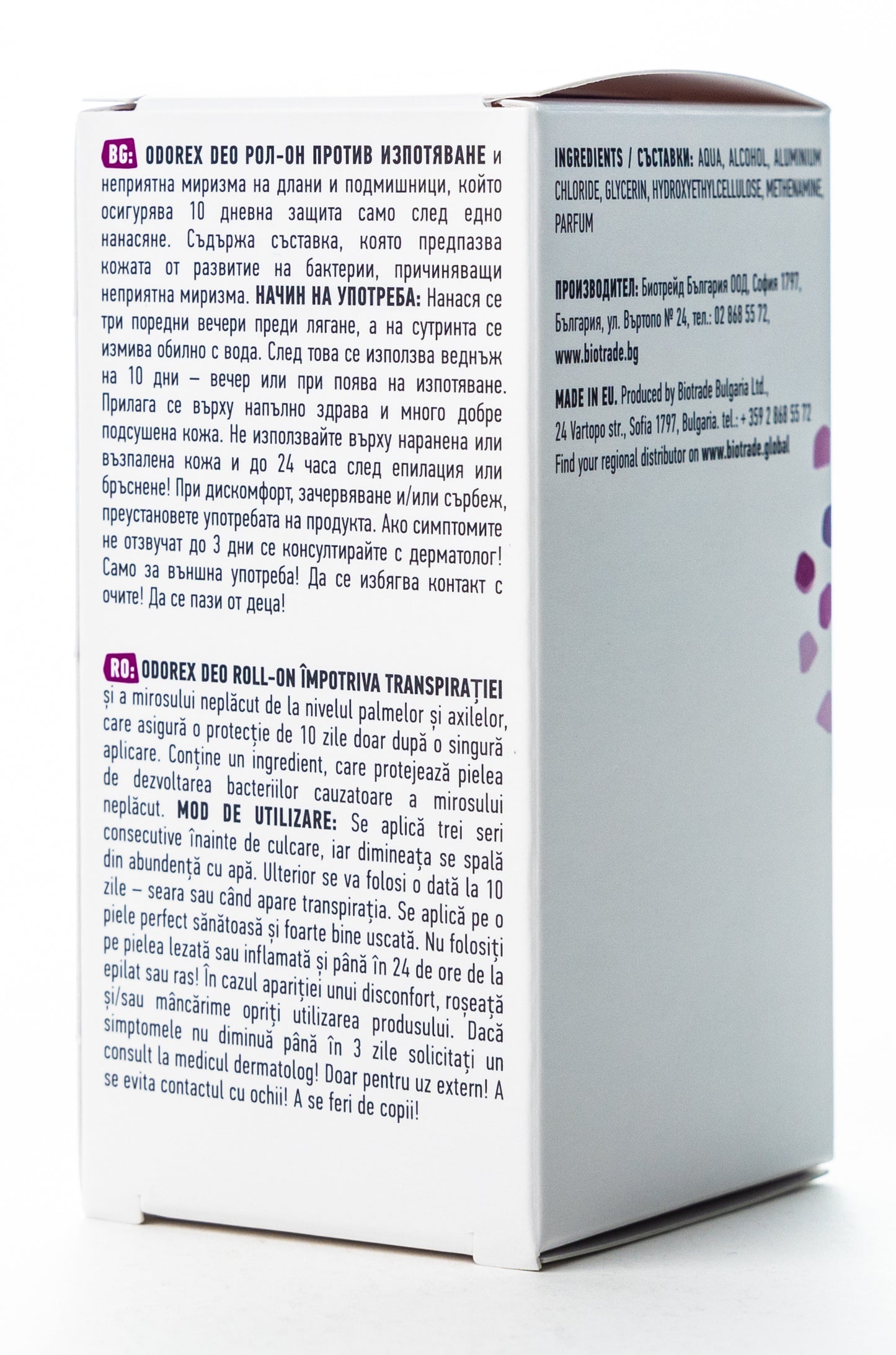 Biotrade Odorex Deo Antiperspirant Roll-on 40 Ml