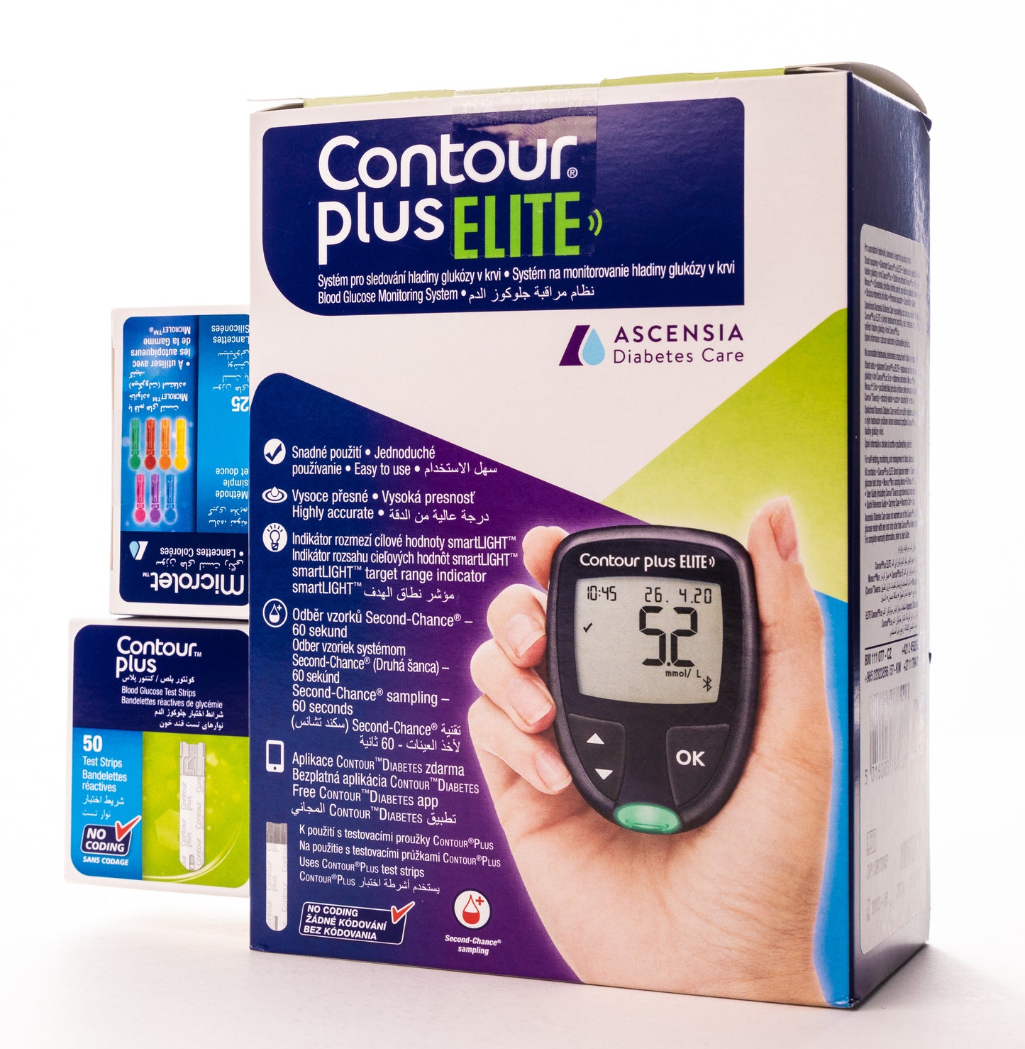 Contour Plus Elite Mmol/L + 50 Strips + 25 Lancets
