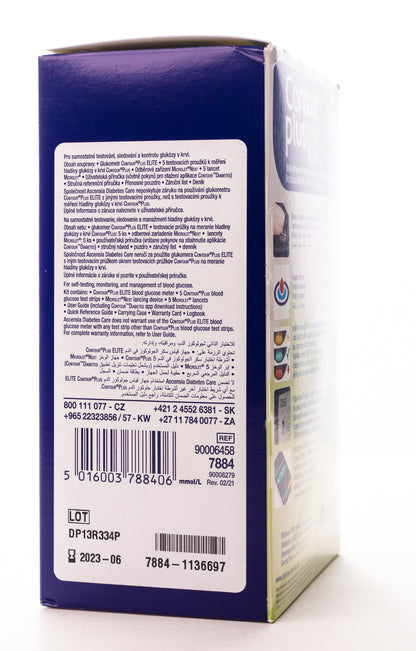 Contour Plus Elite Mmol/L + 50 Strips + 25 Lancets