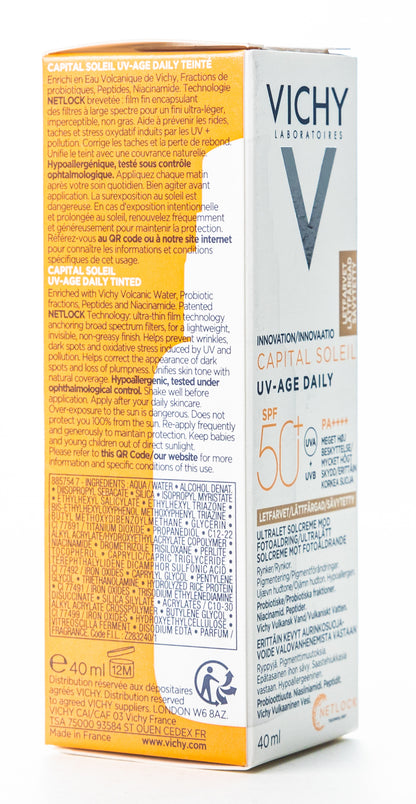 Vichy Capital Soleil UV Age Daily SPF 50+ Tinted Cream 40 ml