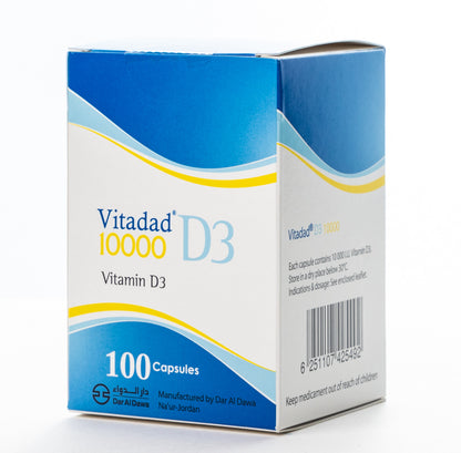 Vitadad Vitamin D3 10000 IU 100 Capsules