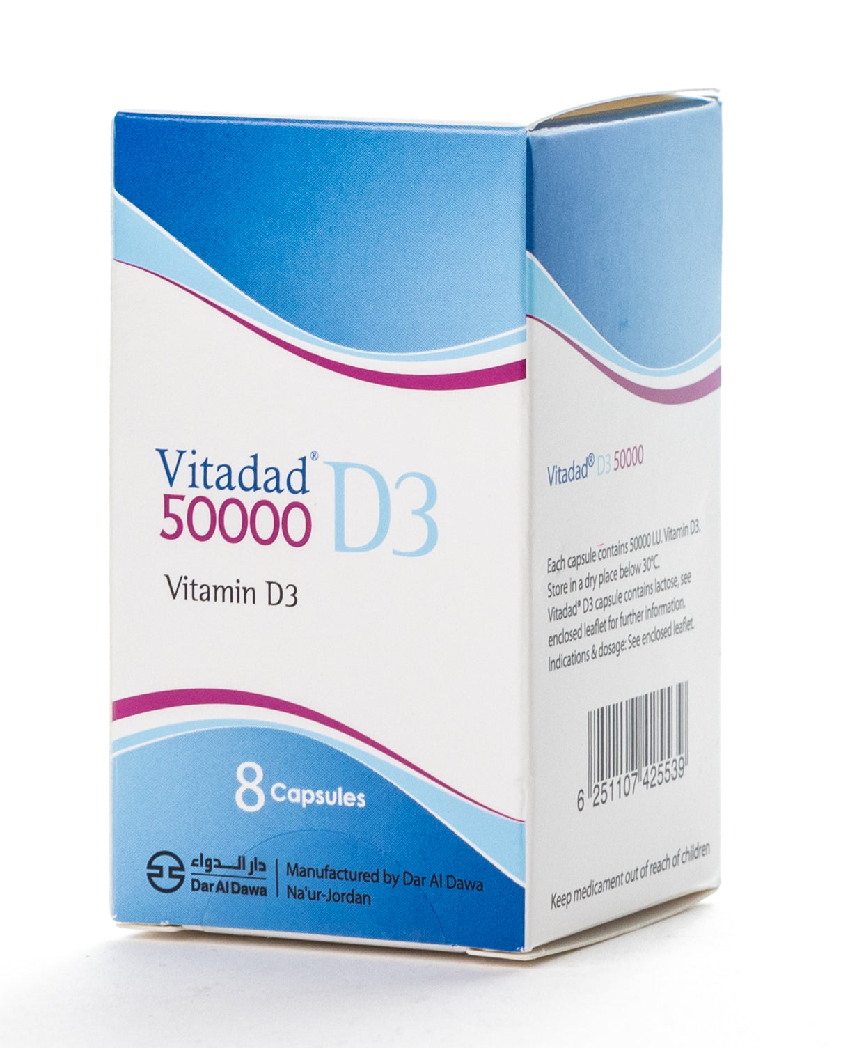 Vitadad Vitamin D3 50000 IU 8 Capsules