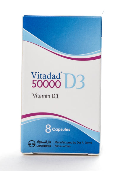 Vitadad Vitamin D3 50000 IU 8 Capsules