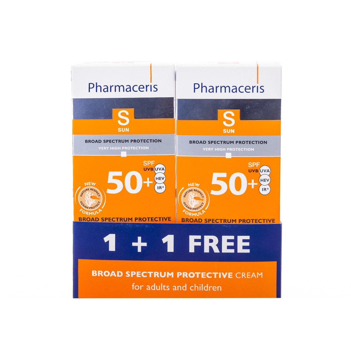 Pharmaceris S Broad Spectrum Protective Cream SPF 50+ Offer Pack (1+1)  50 Ml