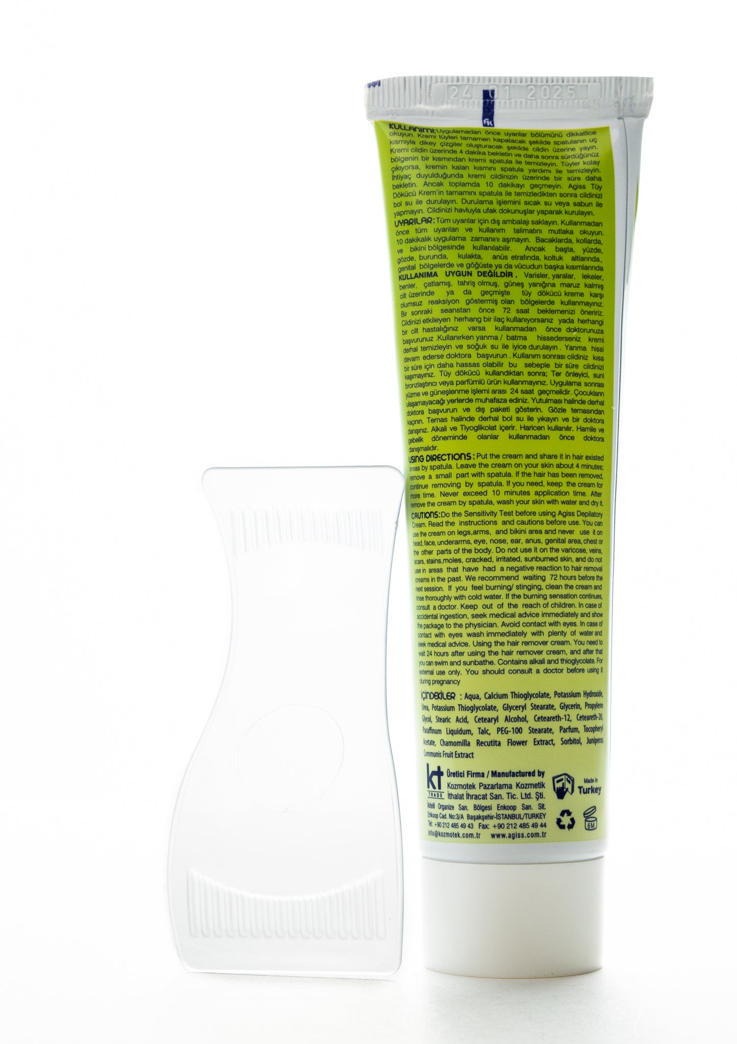Agiss Depilatory Sensitive Skins Cream 100 Ml