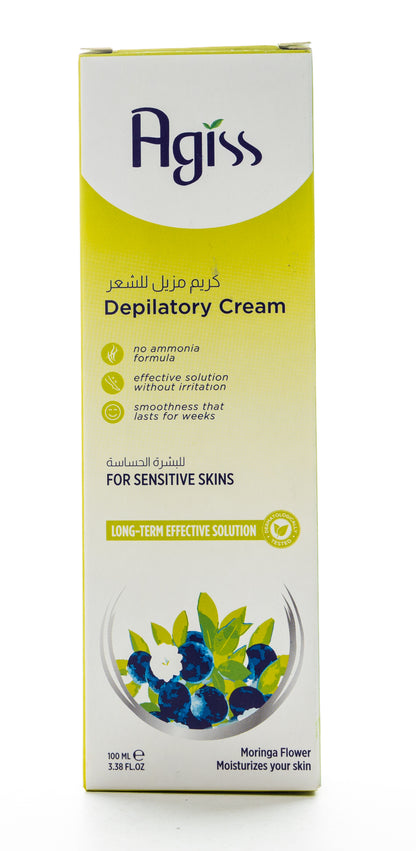 Agiss Depilatory Sensitive Skins Cream 100 Ml