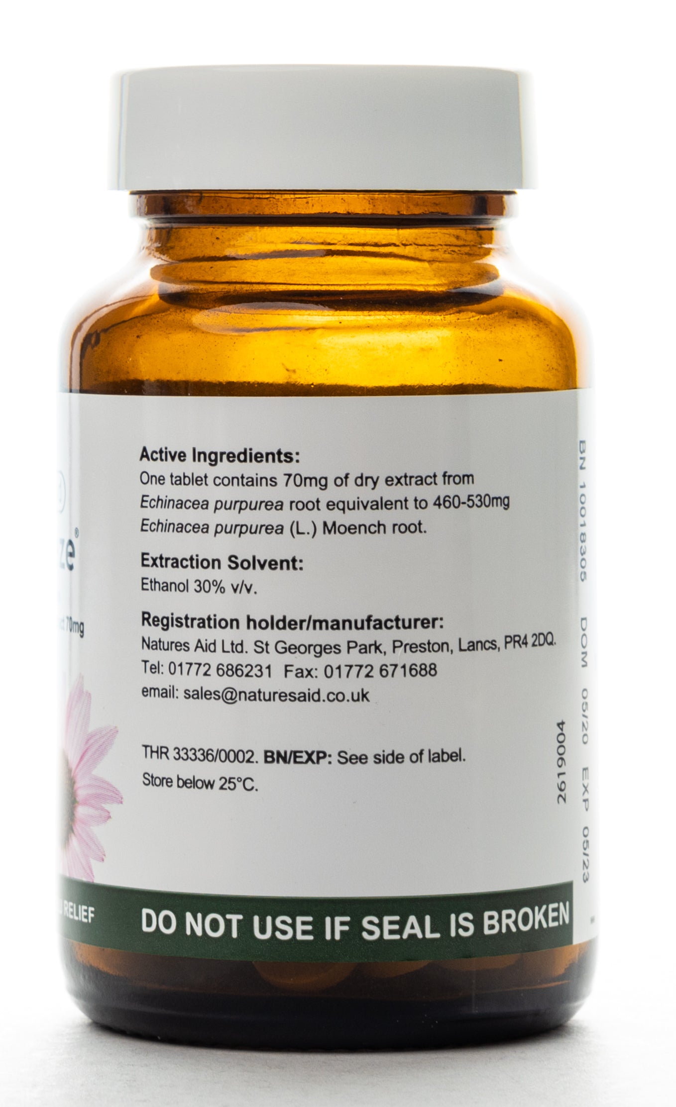 Natures Aid EchinEeze (Echinacea) 90 Tablet