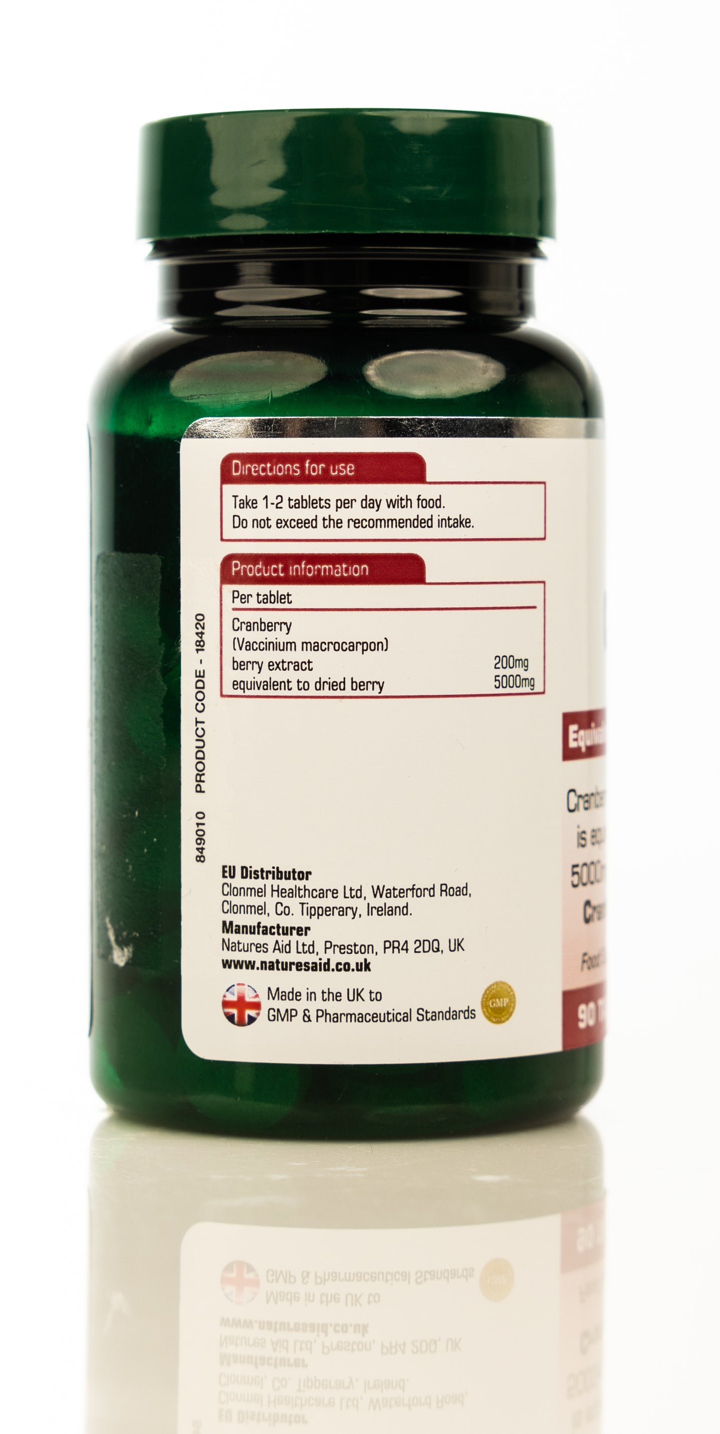 Natures Aid Cranberry 5000mg 90 Tablet