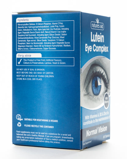 Natures Aid Lutein Eye Complex 90 Tablet