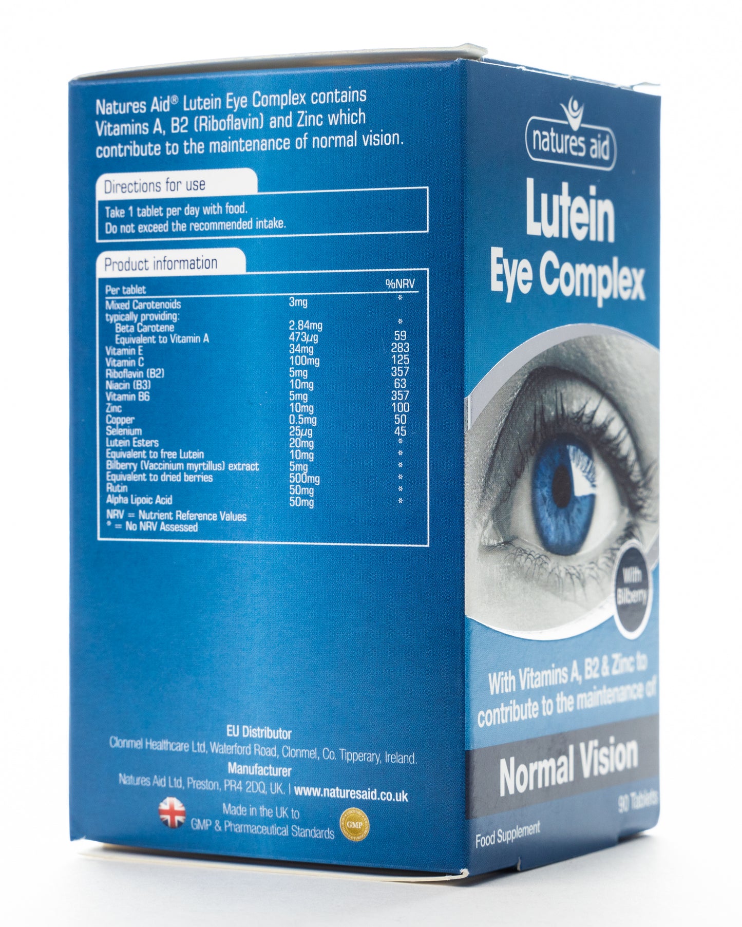 Natures Aid Lutein Eye Complex 90 Tablet