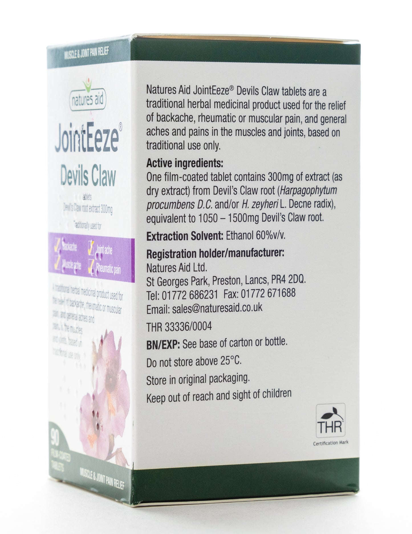 Natures Aid JointEeze Devils Claw 90 Tablet