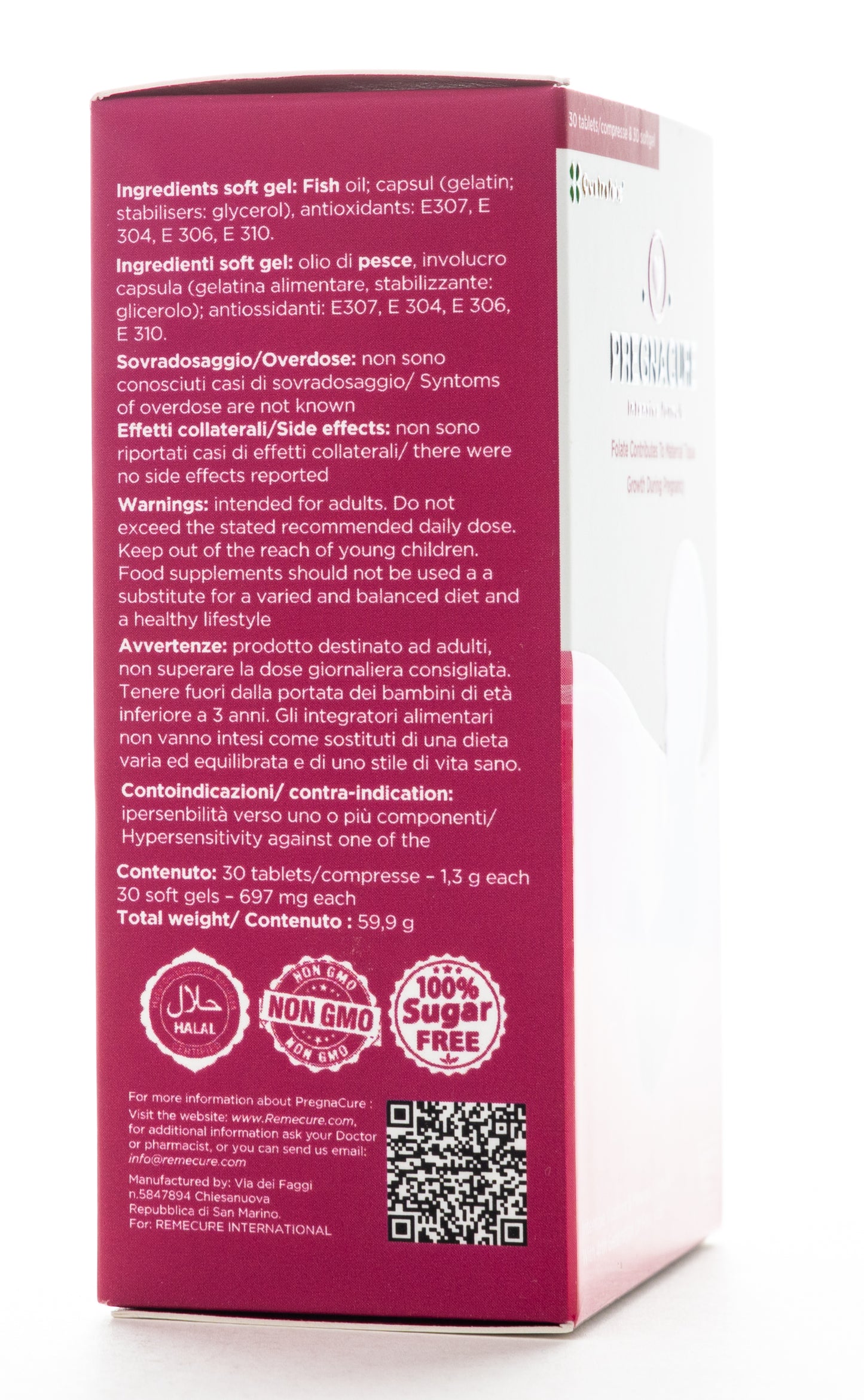 Pregnacure Intensive 30 Tablets+30 Softgels