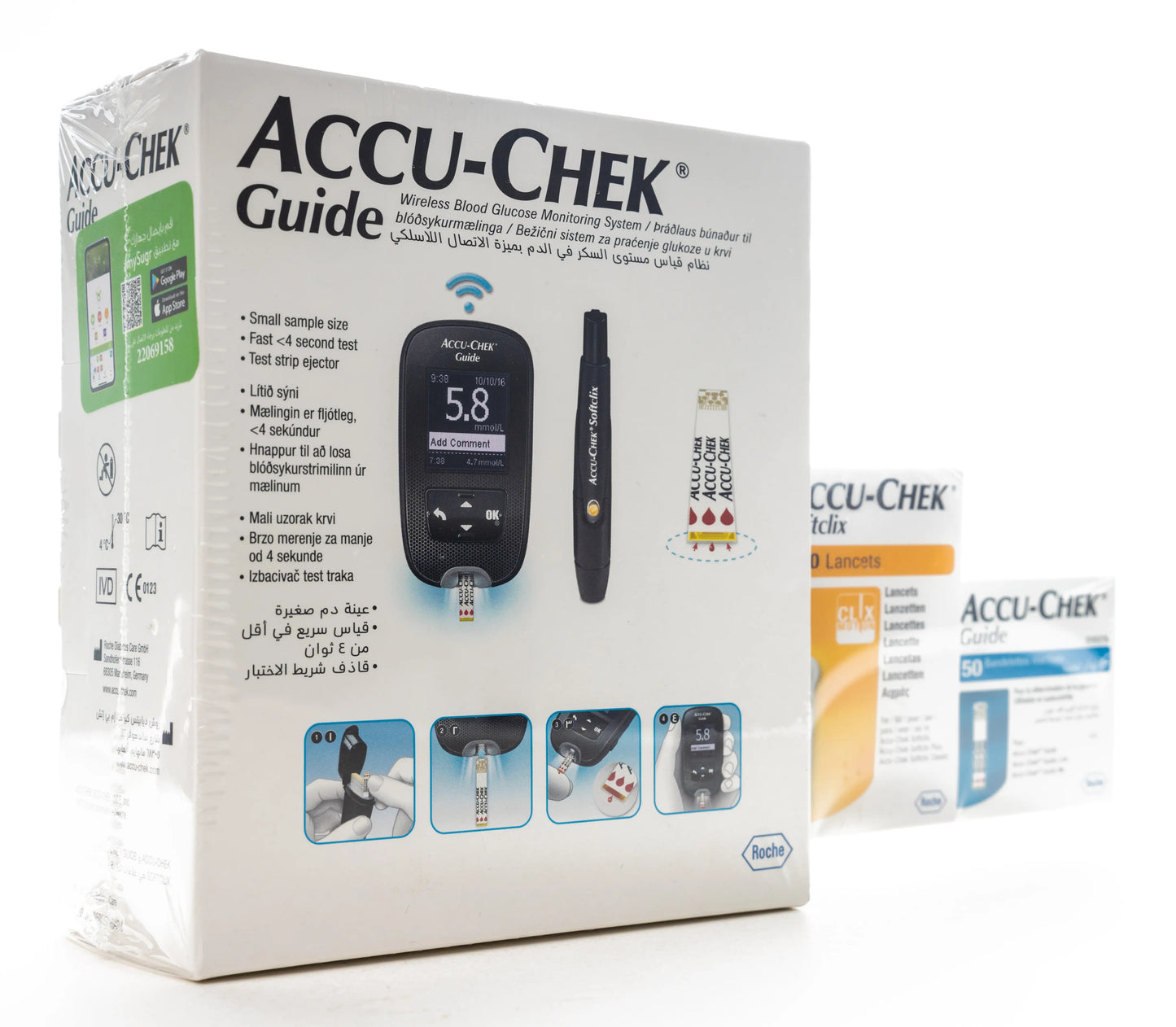 Accu Check Guide Mmol/L + 50 Strip + 100 Lancet