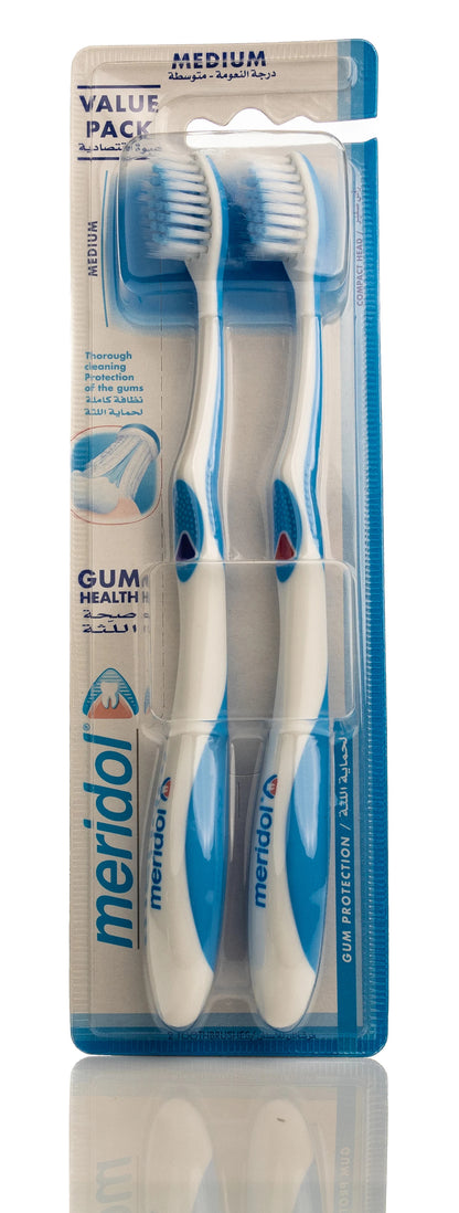 Meridol Toothbrush Medium(2 Pieces)