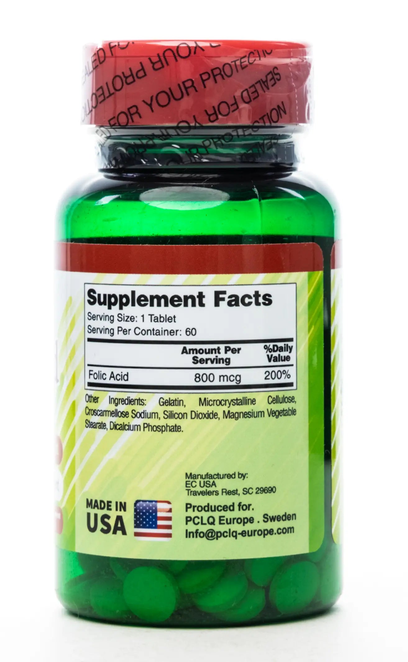 Human Essentials Folic Acid 800 Mcg 60 Tablet