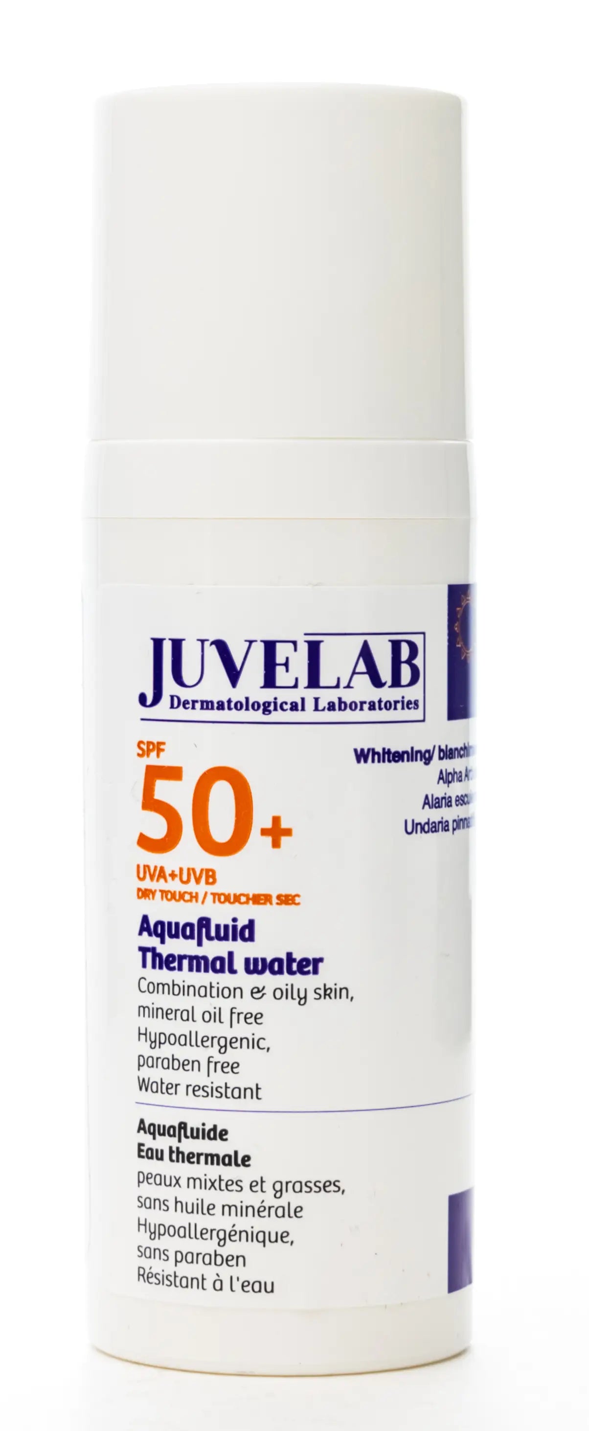 Juvelab Spf 50+ Whitening  Aqua Fluid 40 Ml 1+1 Offer