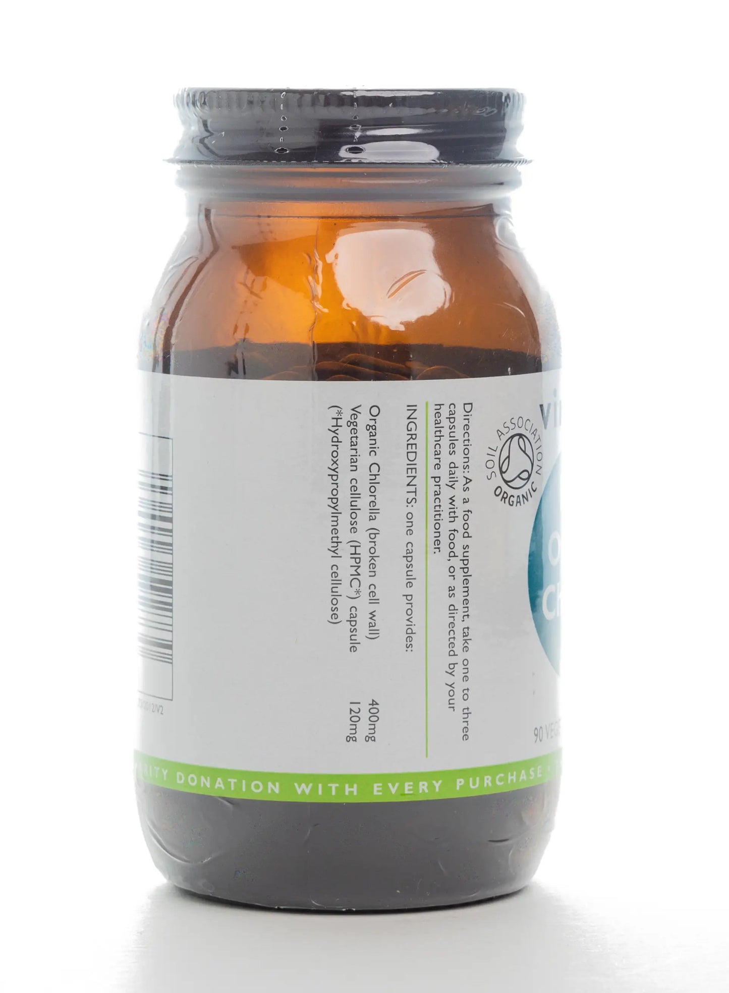 Viridian 100% Organic Chlorella 90 Capsules