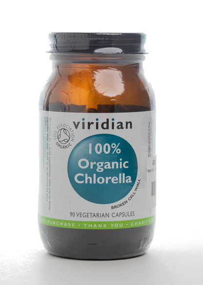 Viridian 100% Organic Chlorella 90 Capsules