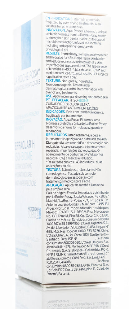 La Roche-Posay  Effaclar H Iso-Biome Cream 40 Ml