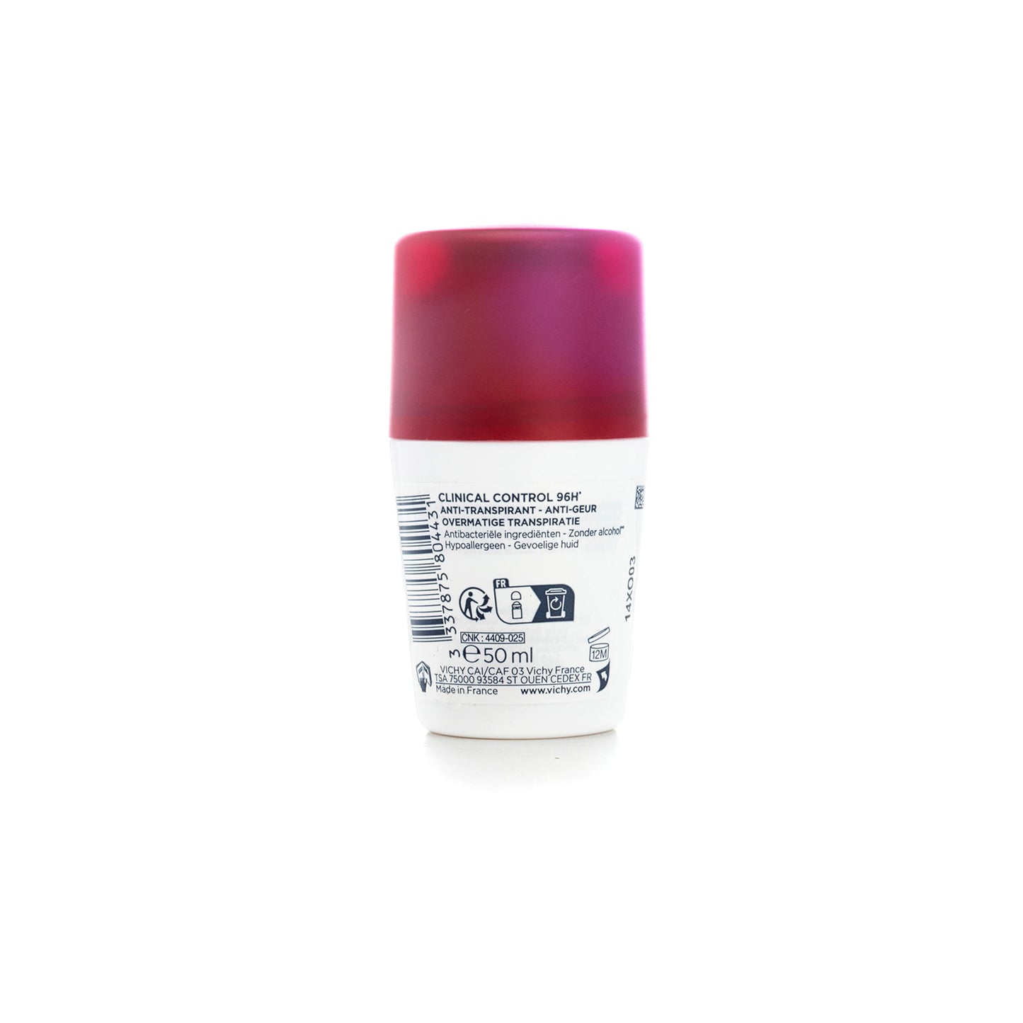 Vichy Clinical Control [Red] Deodorant  Roll Women 96 Hours 50 ml
