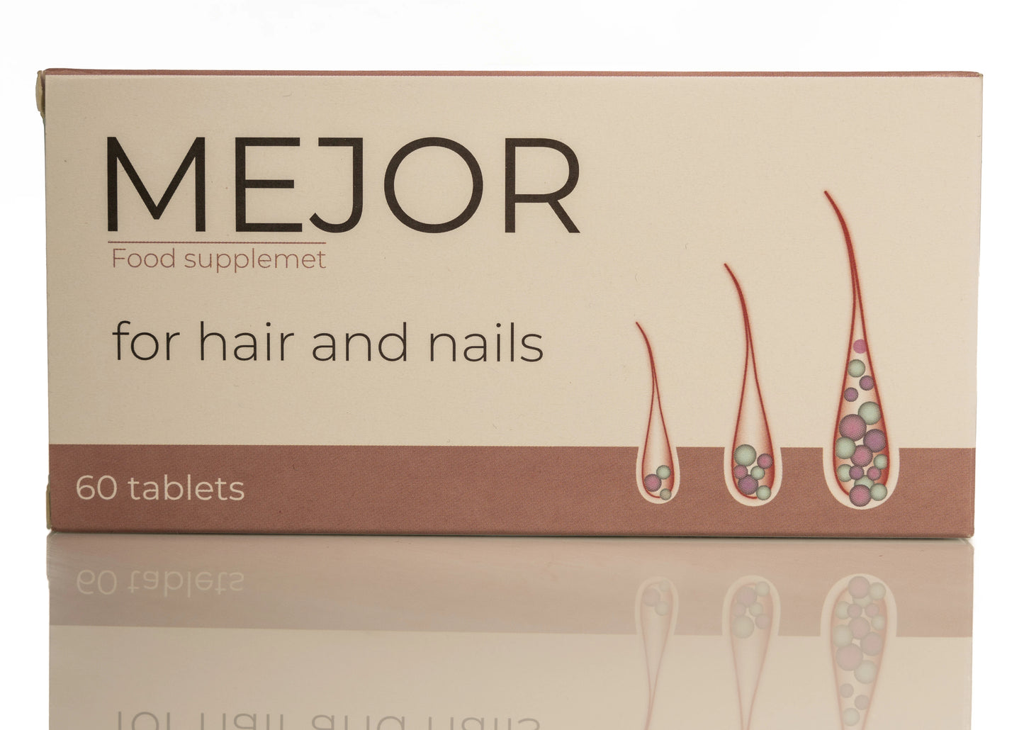 Mejor Hair And Nails 60 Tablet