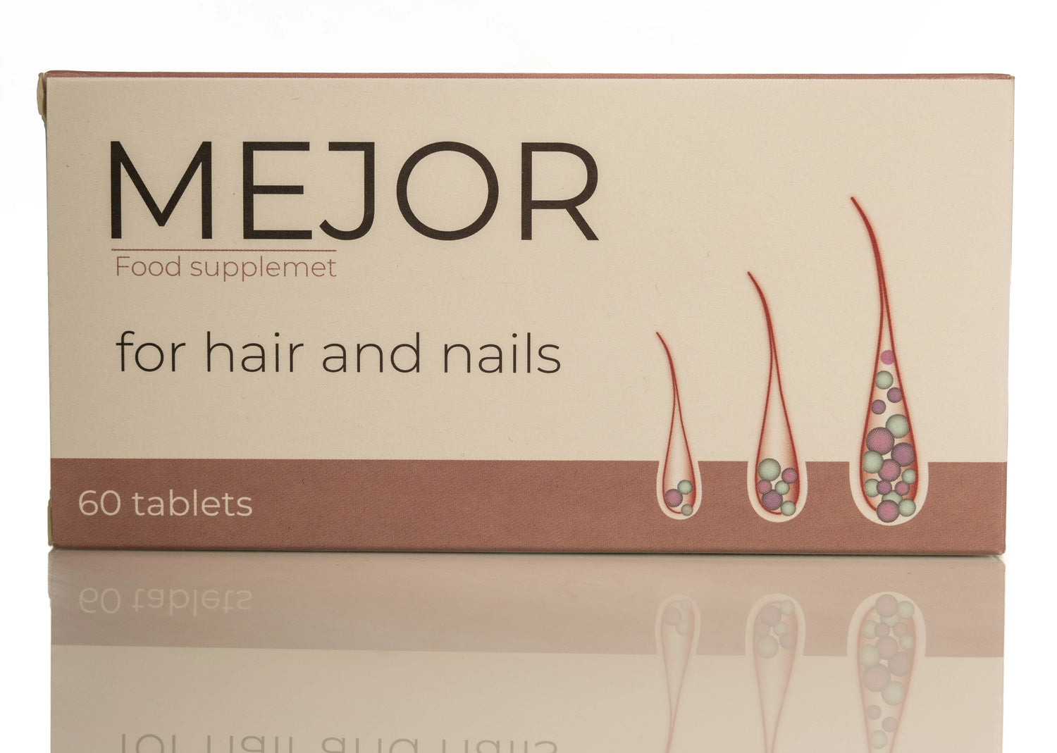 Mejor Hair And Nails 60 Tablet