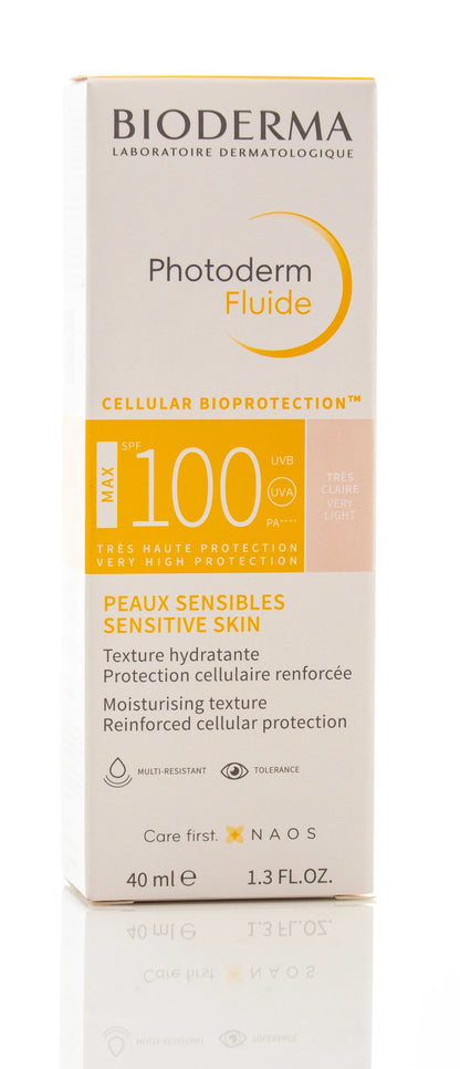 Bioderma Photoderm MAX SPF 100 Very Light Tint Fluide 40 Ml