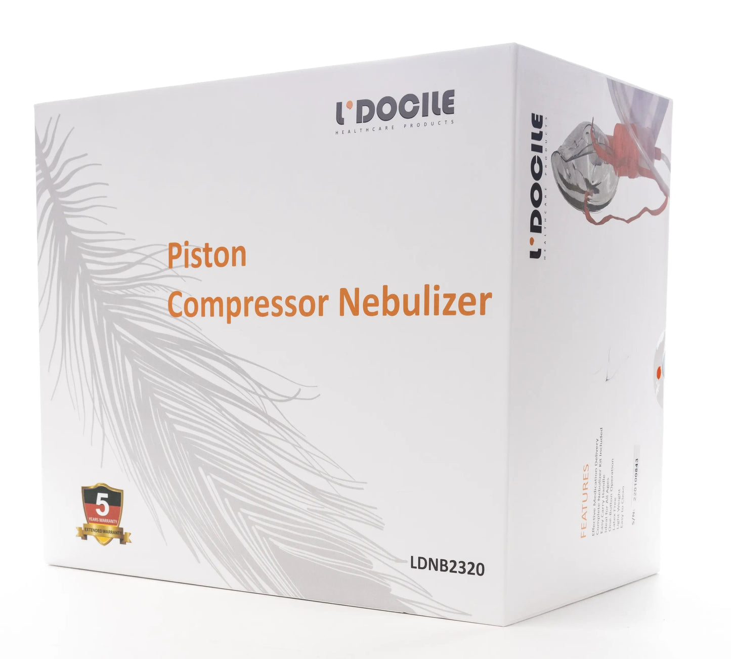 L'Docile Piston Compressor Nebulizer [Ldnb2320]
