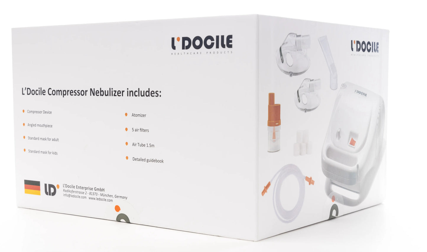 L'Docile Piston Compressor Nebulizer [Ldnb2320]