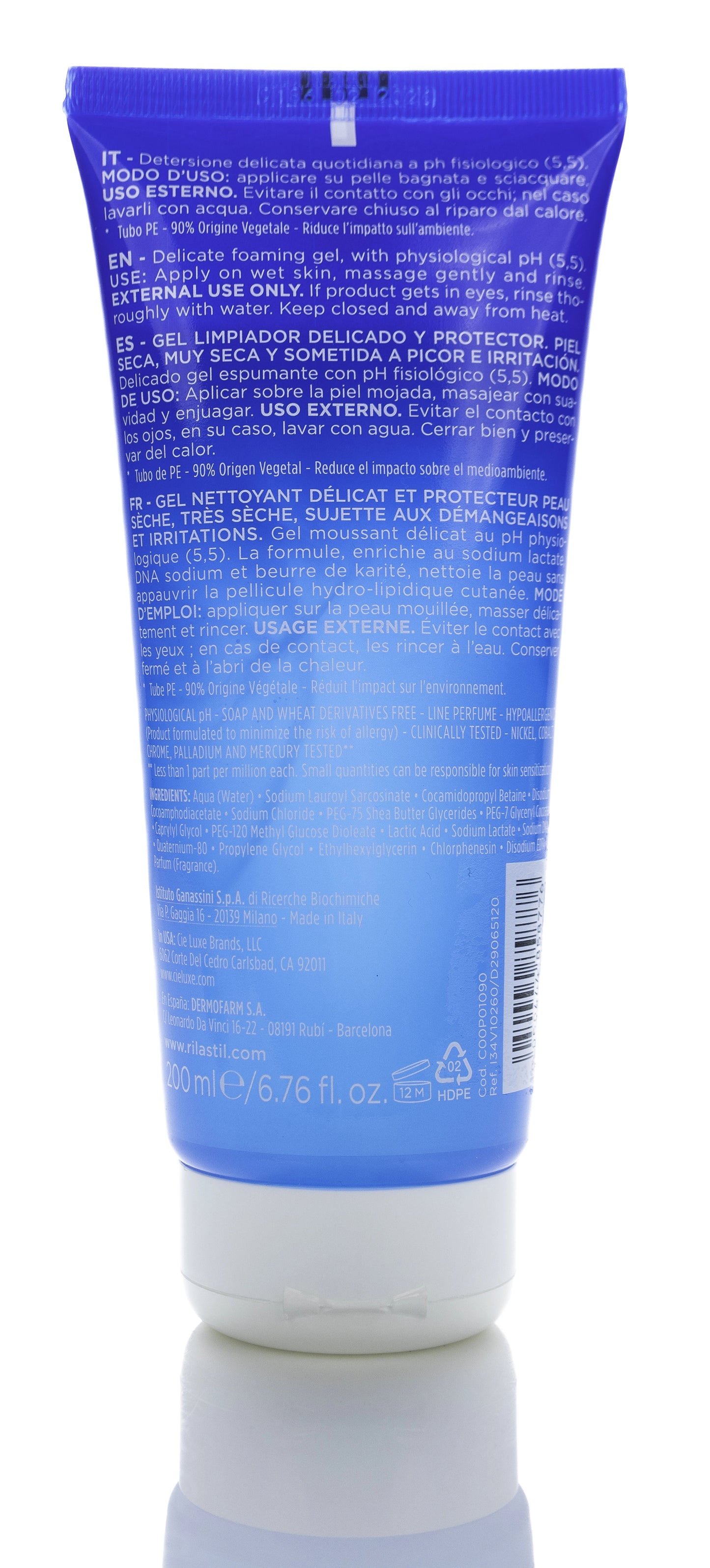 Rilastil Xerolact Cleansing Gel 200 Ml