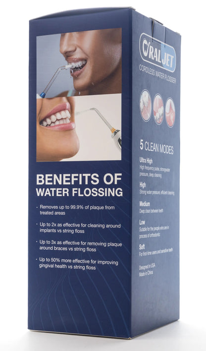 Oraljet Cordless Water Flosser-Black