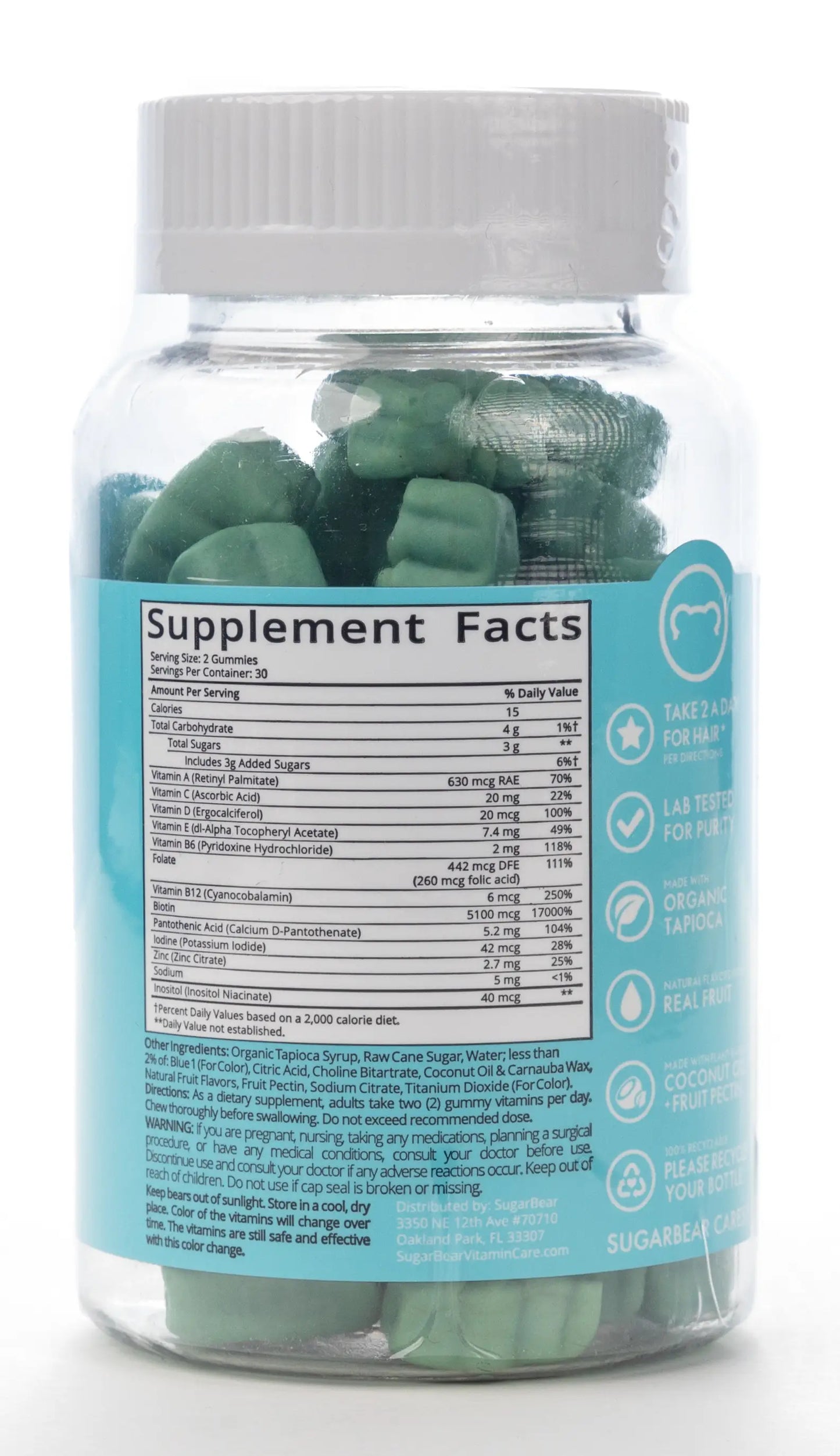 Sugarbear Hair Vitamins 60 Gummies