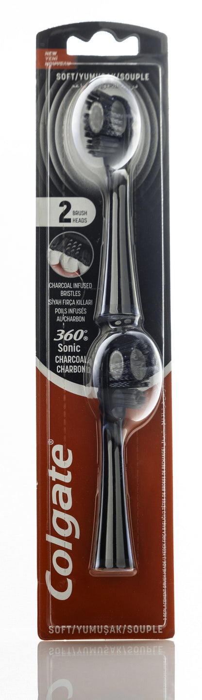 Colgate 360 Sonic Charcoal Refil 2 Heads