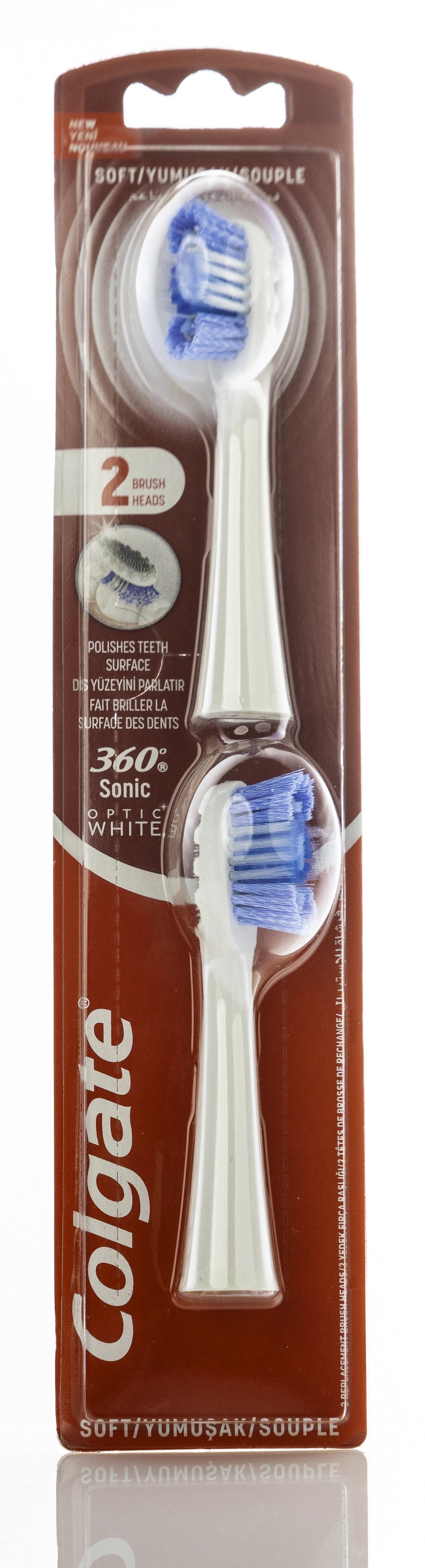 Colgate 360 Sonic Optic White Refil 2 Brush Heads