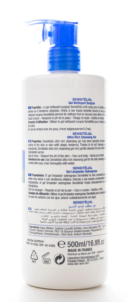 ACM Sensitelial Cleansing Gel 500 Ml