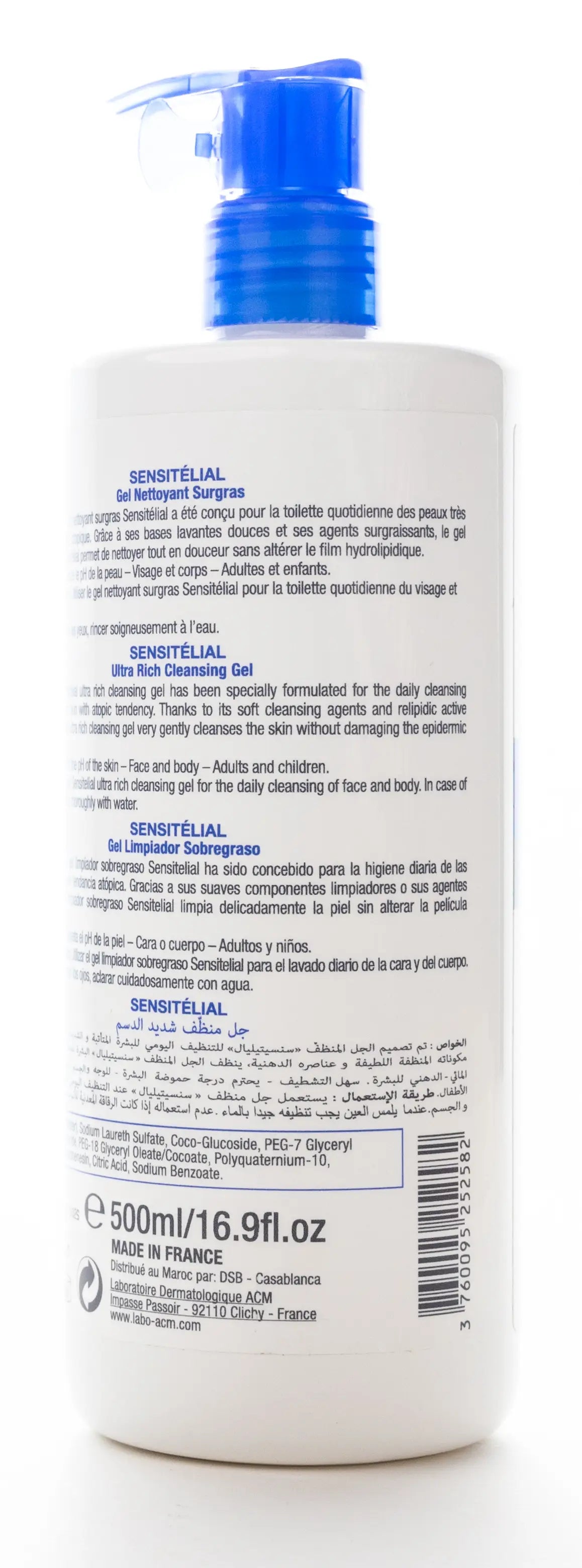 ACM Sensitelial Cleansing Gel 500 Ml