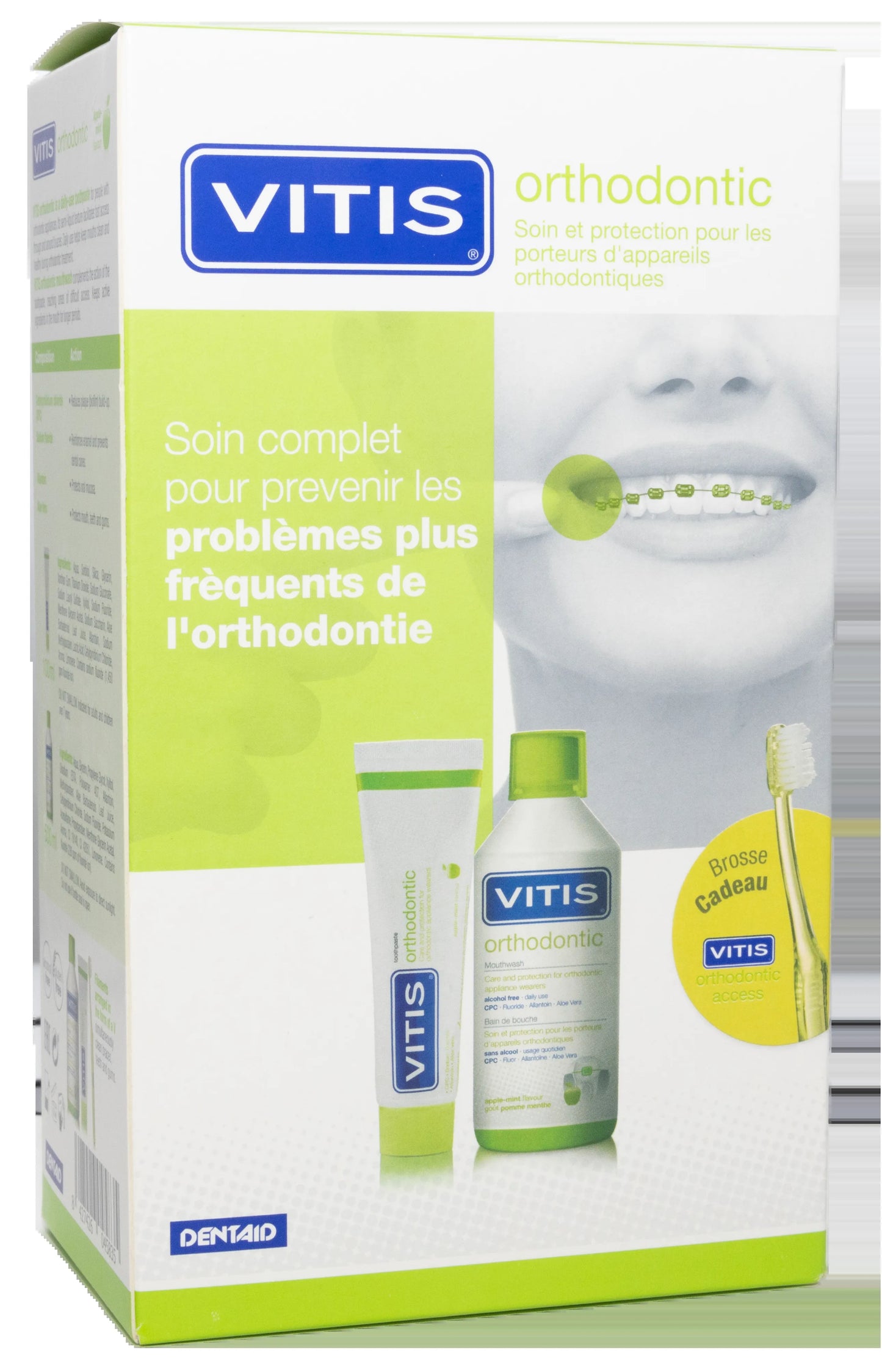 Dentaid Vitis Ortho Kit [ Mouthwash + Toothpaste ]