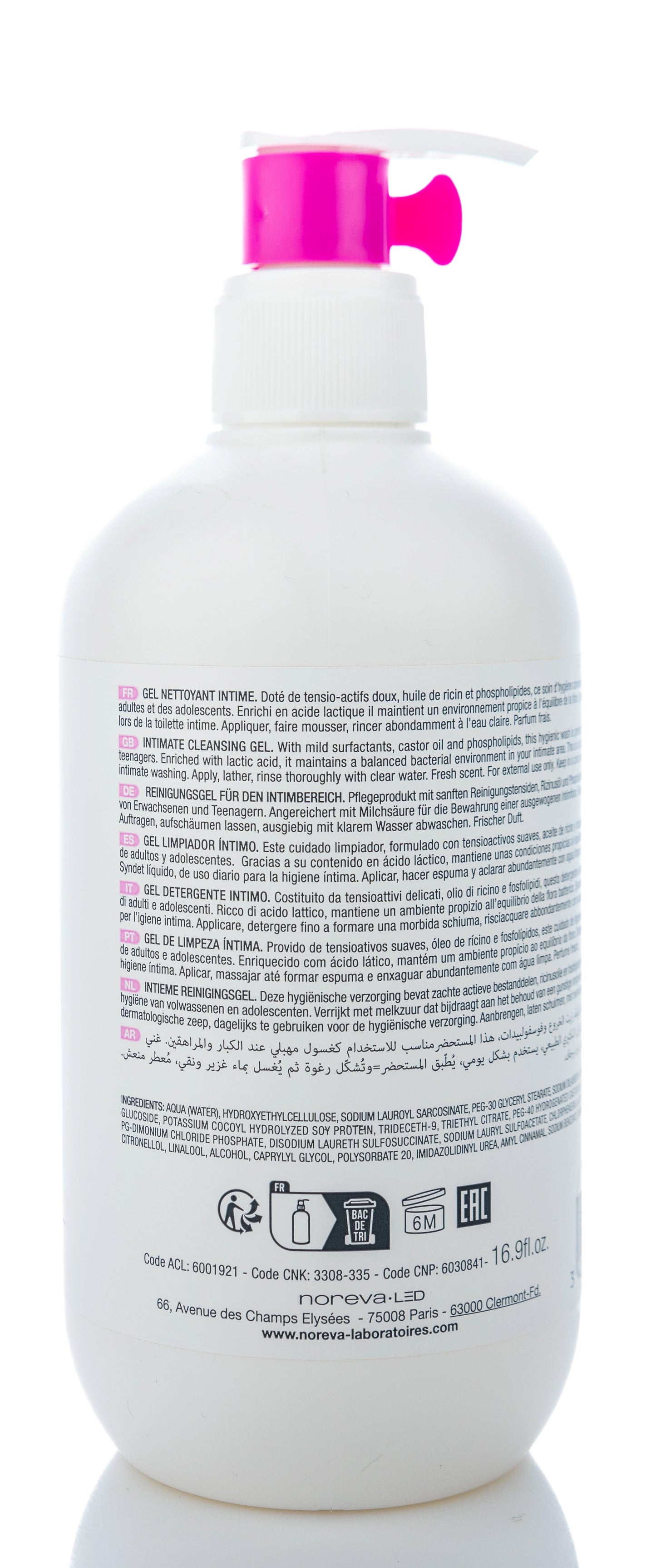 Noreva Noregyn Intimate Cleansing Gel 500 Ml