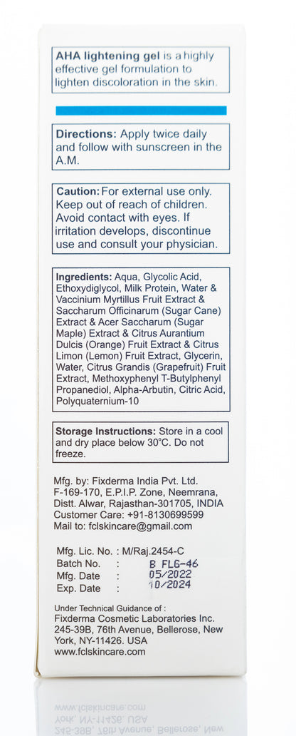 FCL AHA Lightening Gel HQ 30 Ml