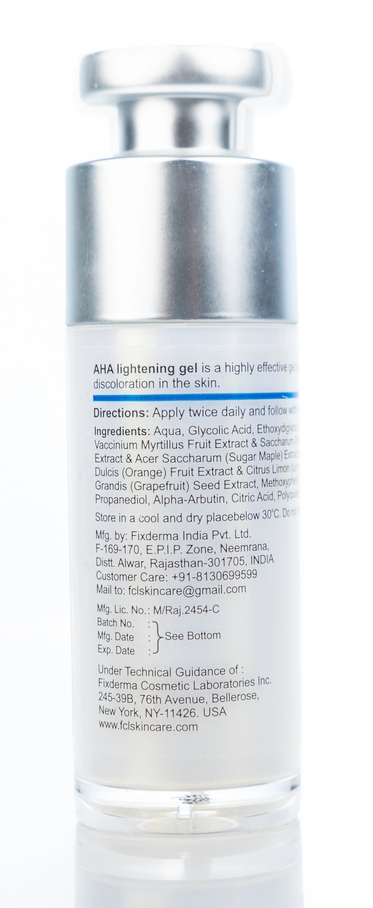 FCL AHA Lightening Gel HQ 30 Ml