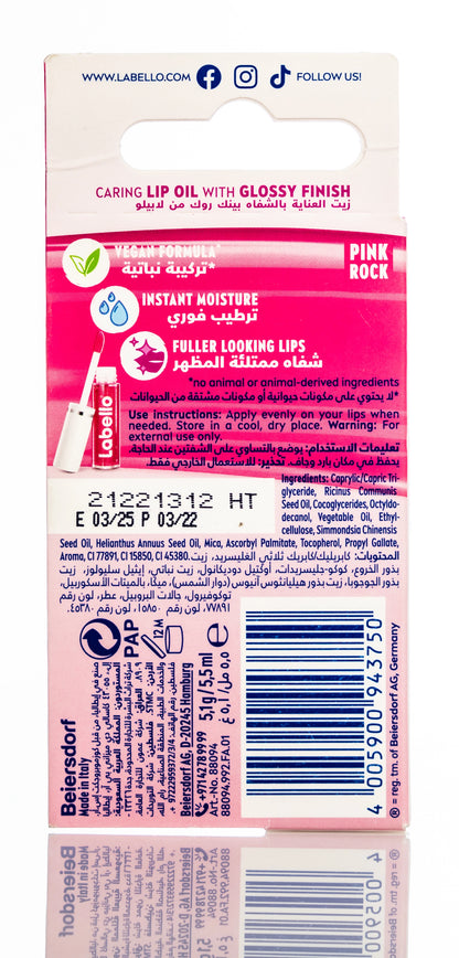 Labello Lip Oil Pink Rock 5.5 Ml