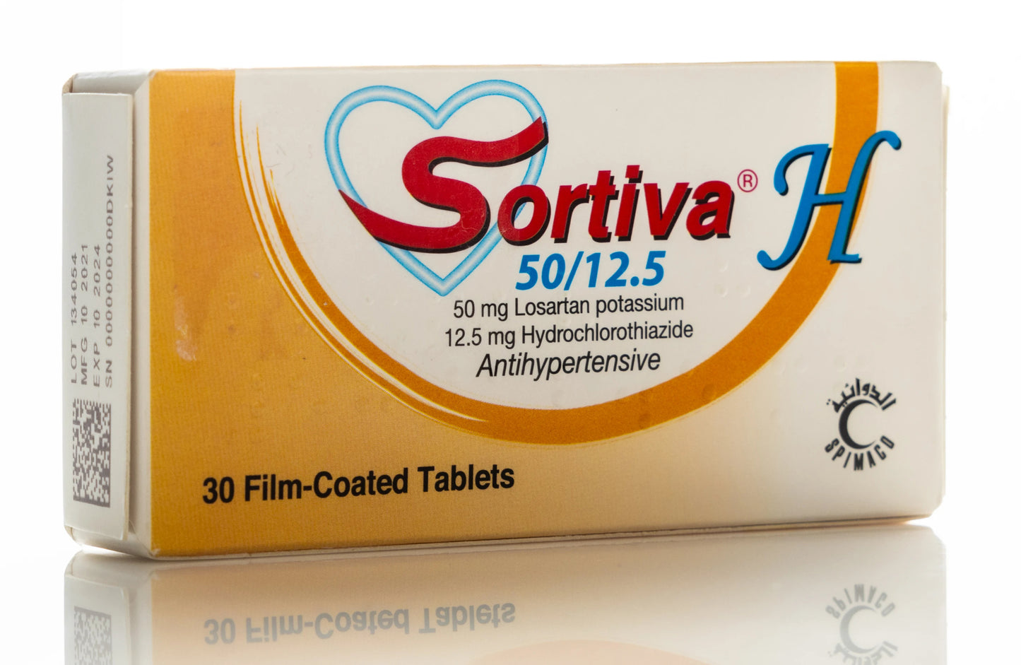 Sortiva H 50/12.5Mg 30 Tablets